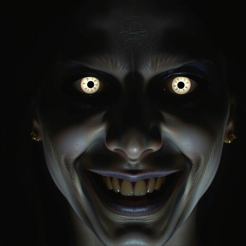 Grayfia Lucifuge Confronts Sirzechs: A Gothic Portrait