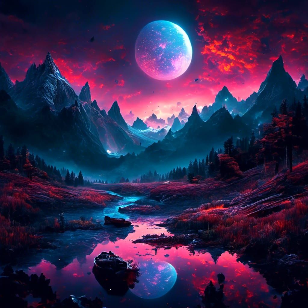 Epic Dragon Fight Landscape with Dota 2 Heroes