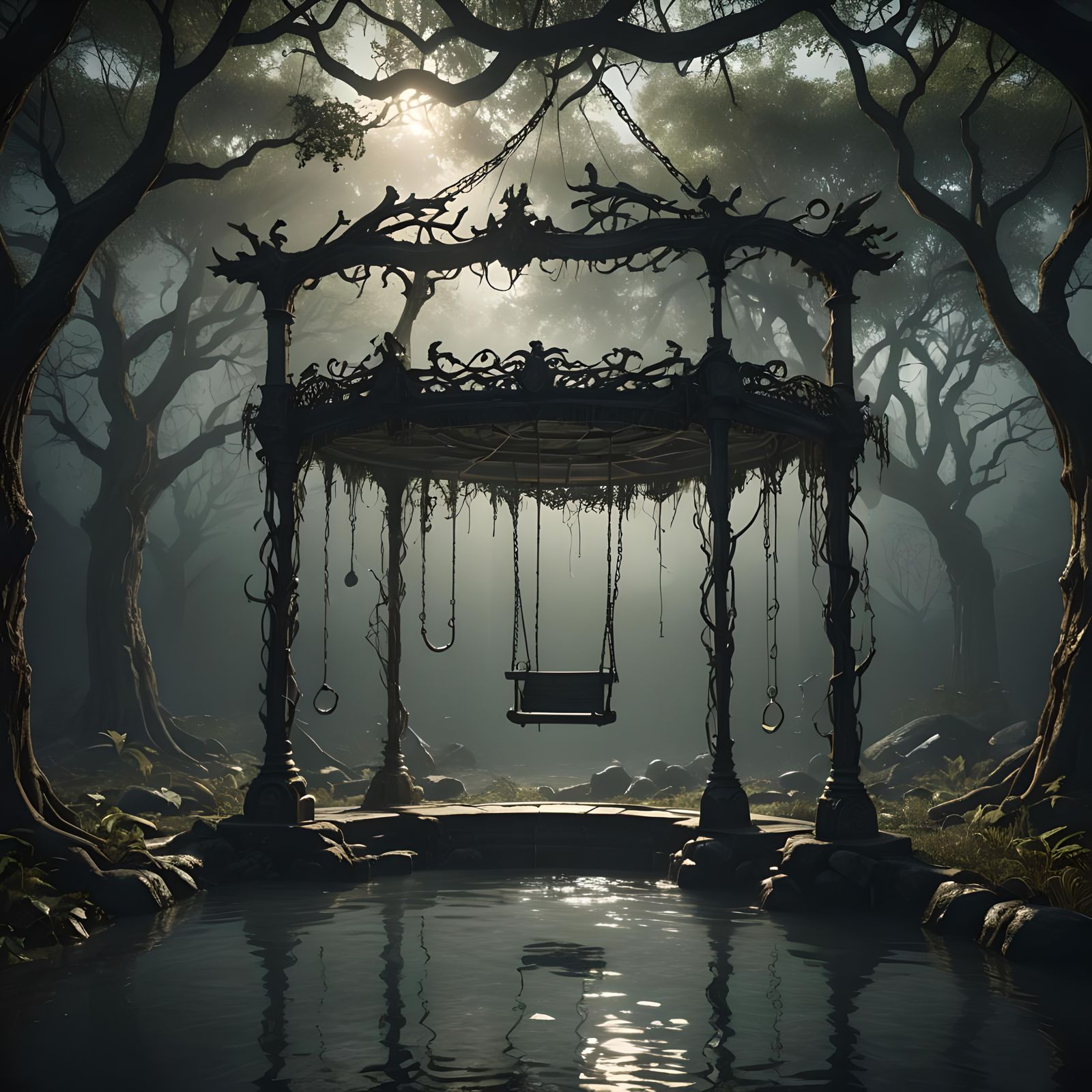 The Haunted Chair Swing