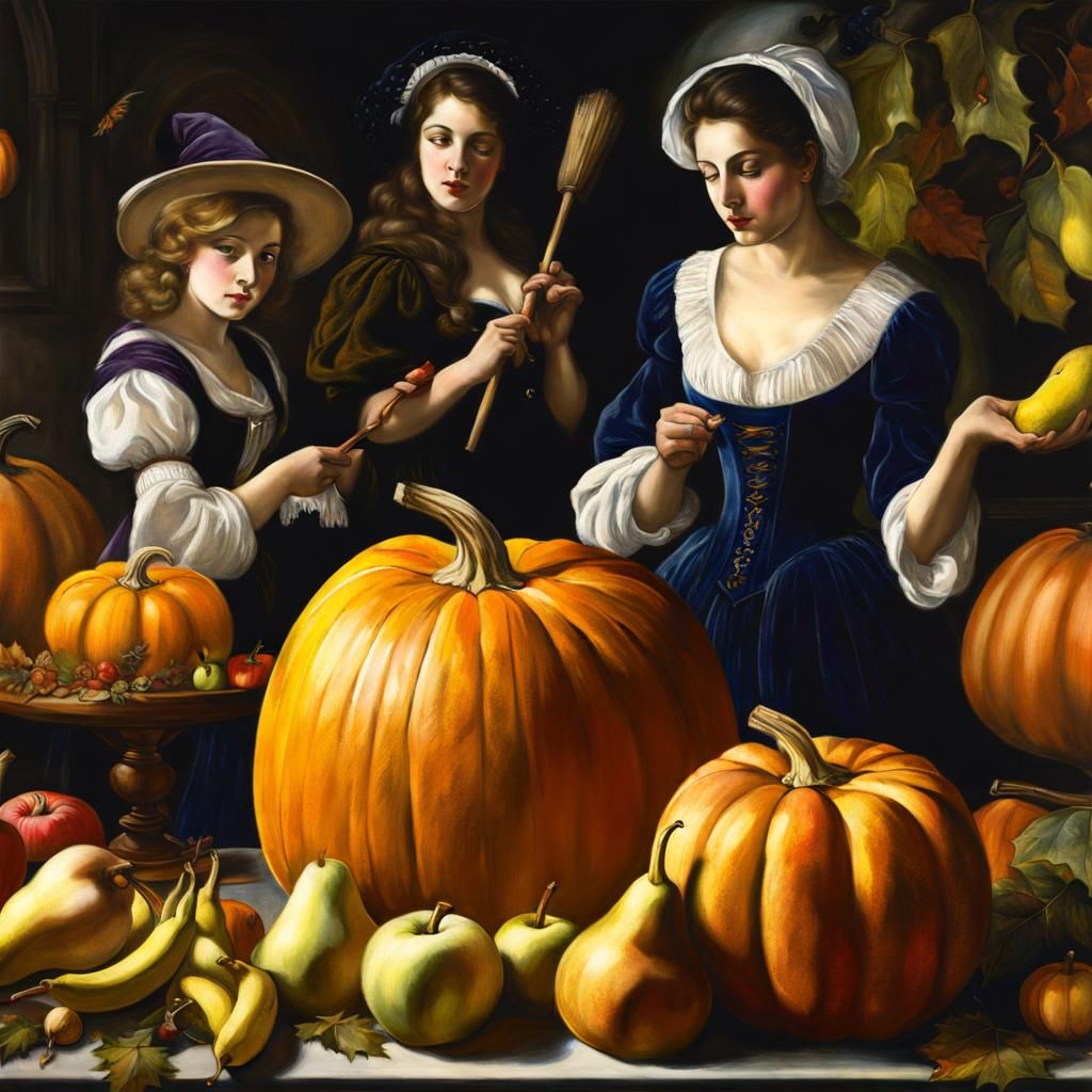 Dream City Scene in Chalk and Charcoal