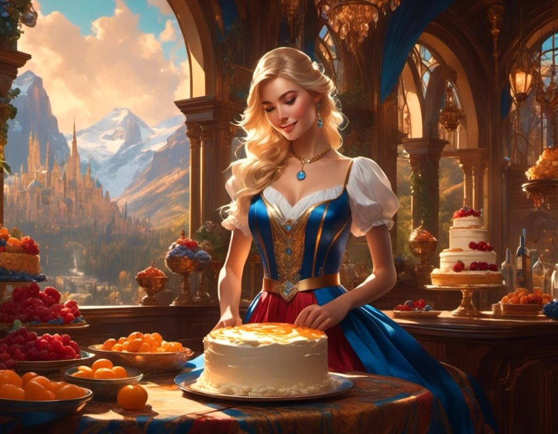 Julie doesn't need much of an excuse to make a cake , so she...