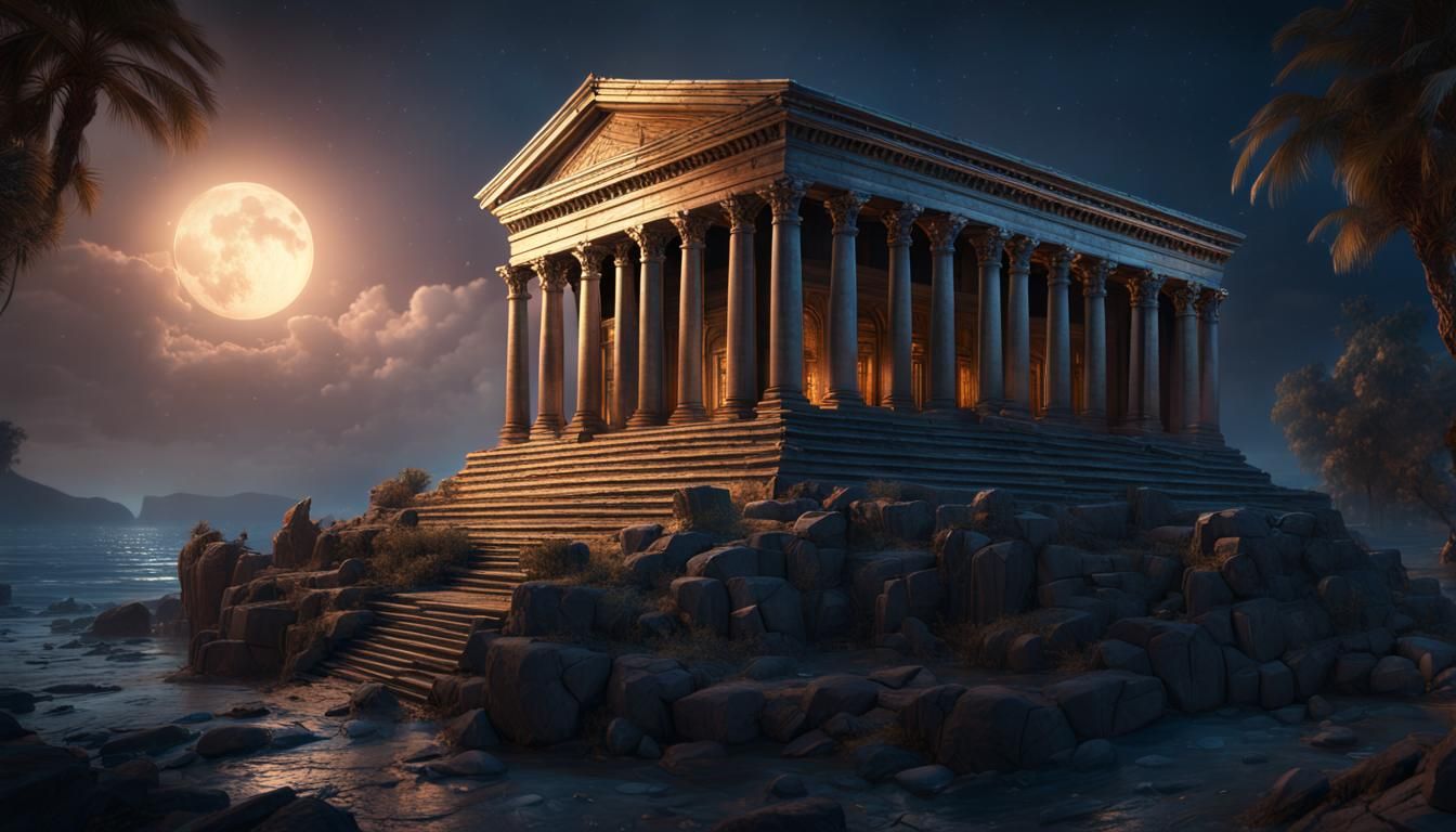 Mausoleum at Halicarnassus: Epic Digital Matte Painting