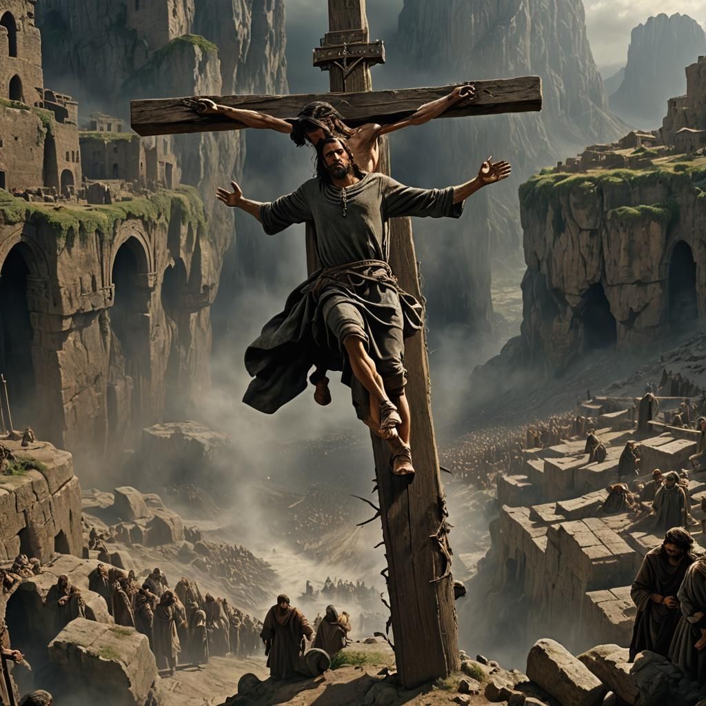 Crucifixion: Epic Cinematic Digital Matte Painting