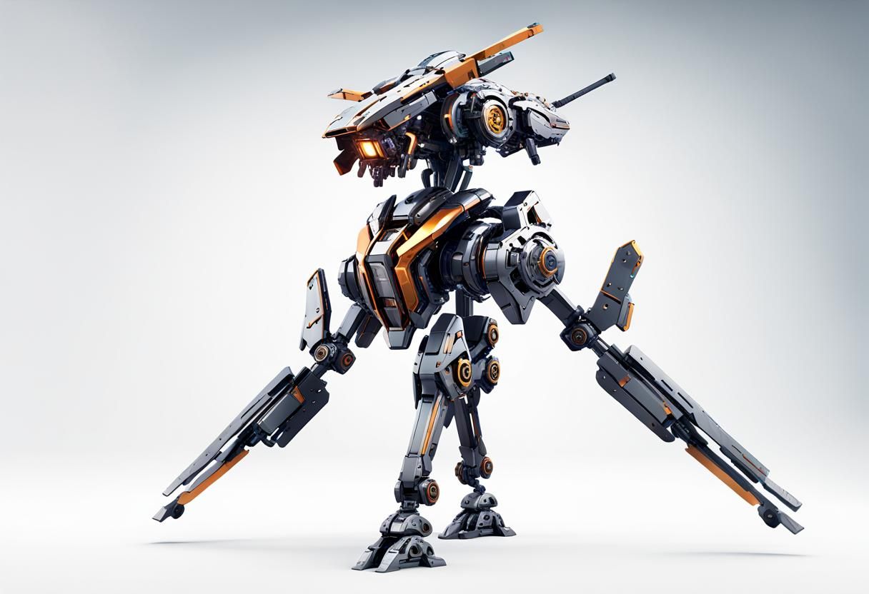 Arknights Vigna: Futuristic Sci-Fi Mech Design