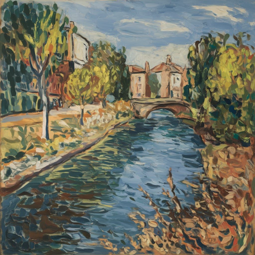 On the banks of the Creuse