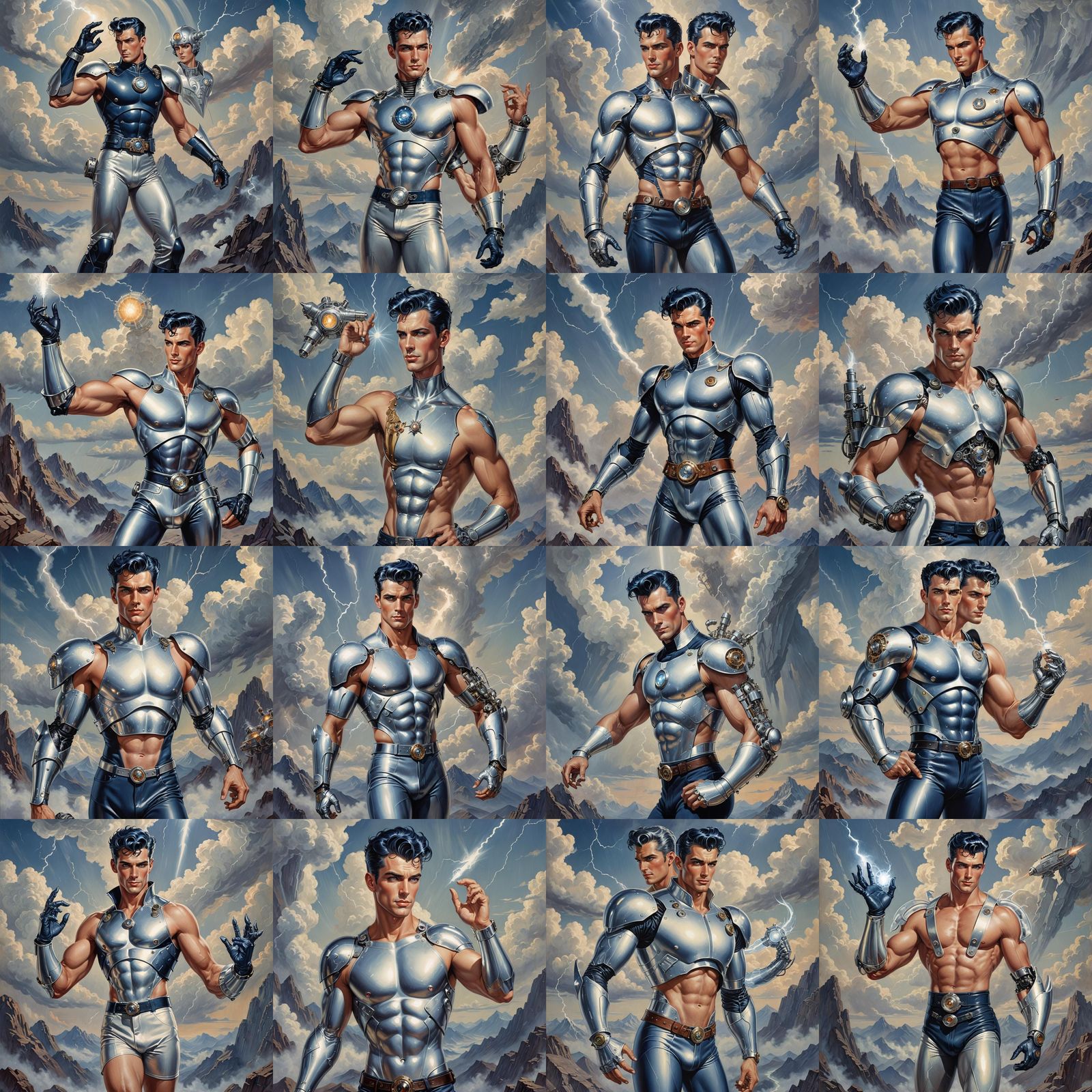 Steampunk Android Pin-Up Gathering Lightning