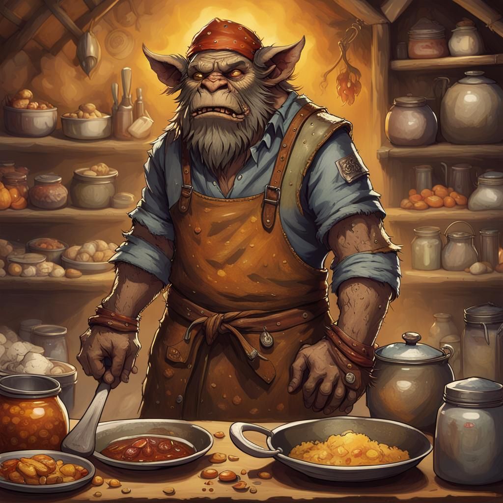 Bugbear Character Designs in Detailed Matte Painting