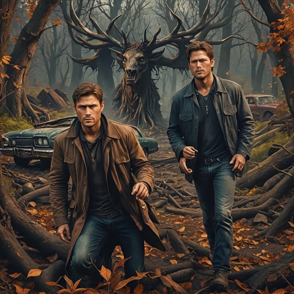 Supernatural Brothers: Detailed Matte Painting