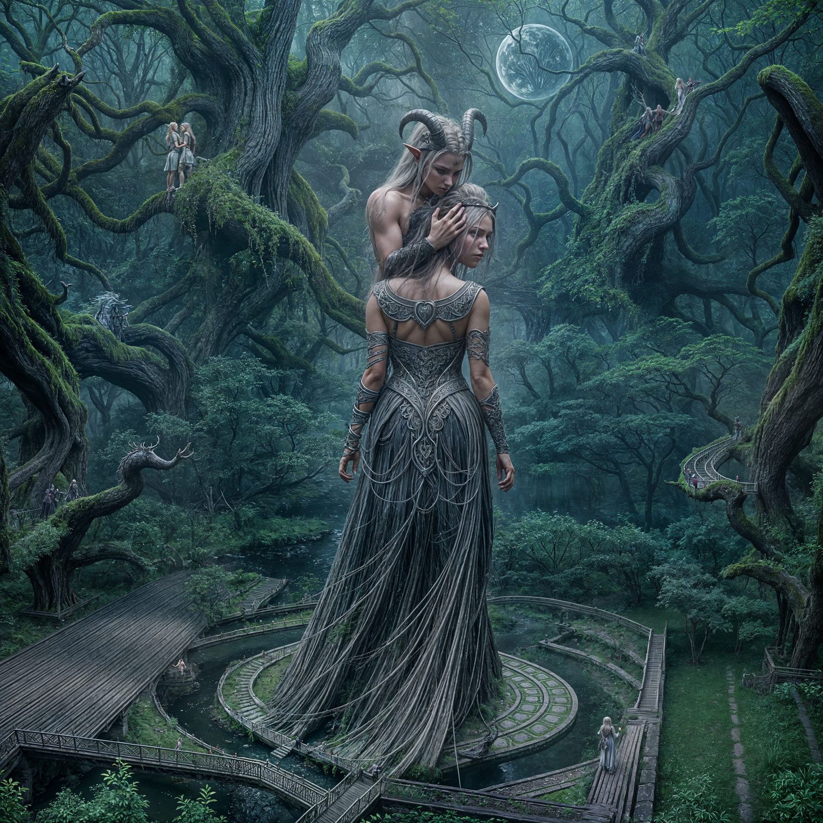 Ethereal Beauty Receives Crystal Heart from Mythical Suitor ...