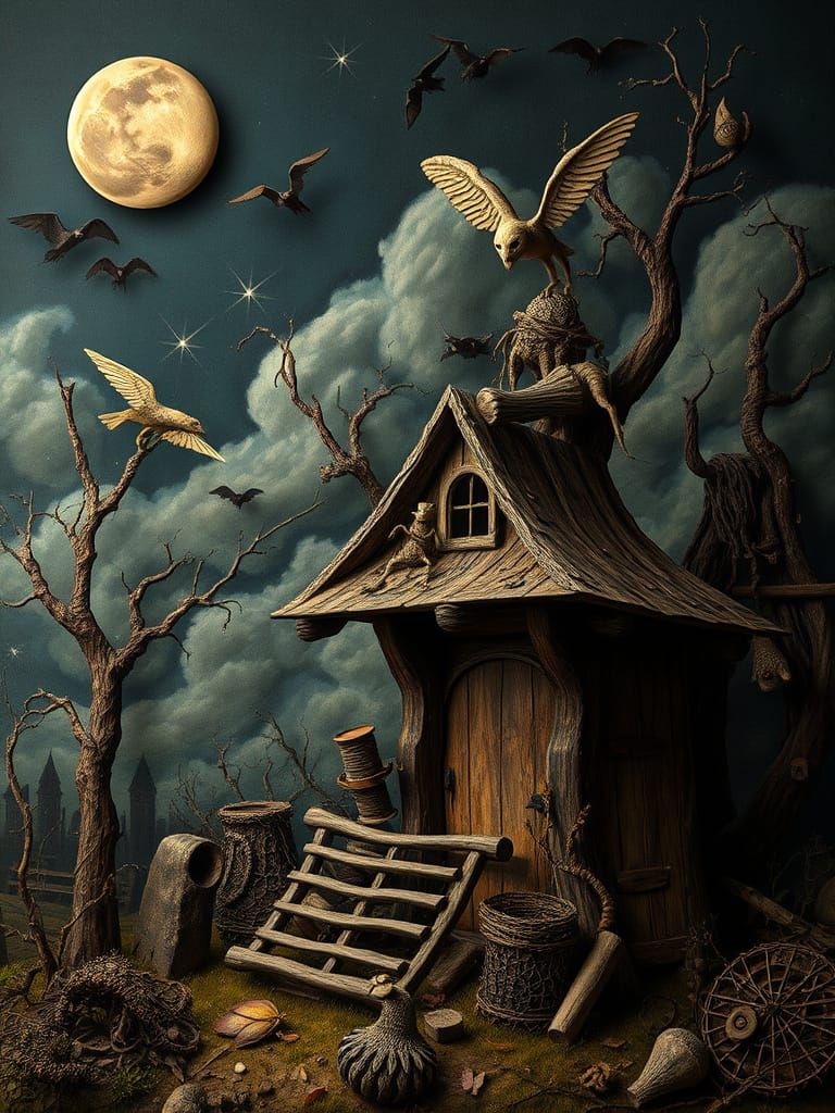 Creepy Fantasy Creepy Garden Rusty Windy Whirlingtons