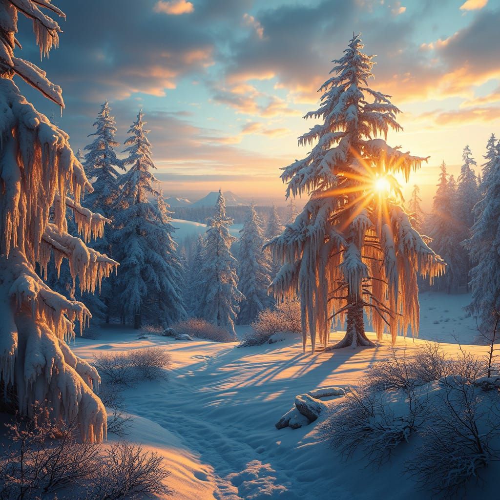 Mystical Winter Solstice Wonderland