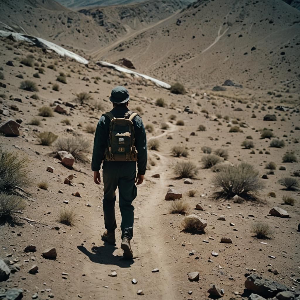 Dramatic Cinematic Still Captures Futility in a Void