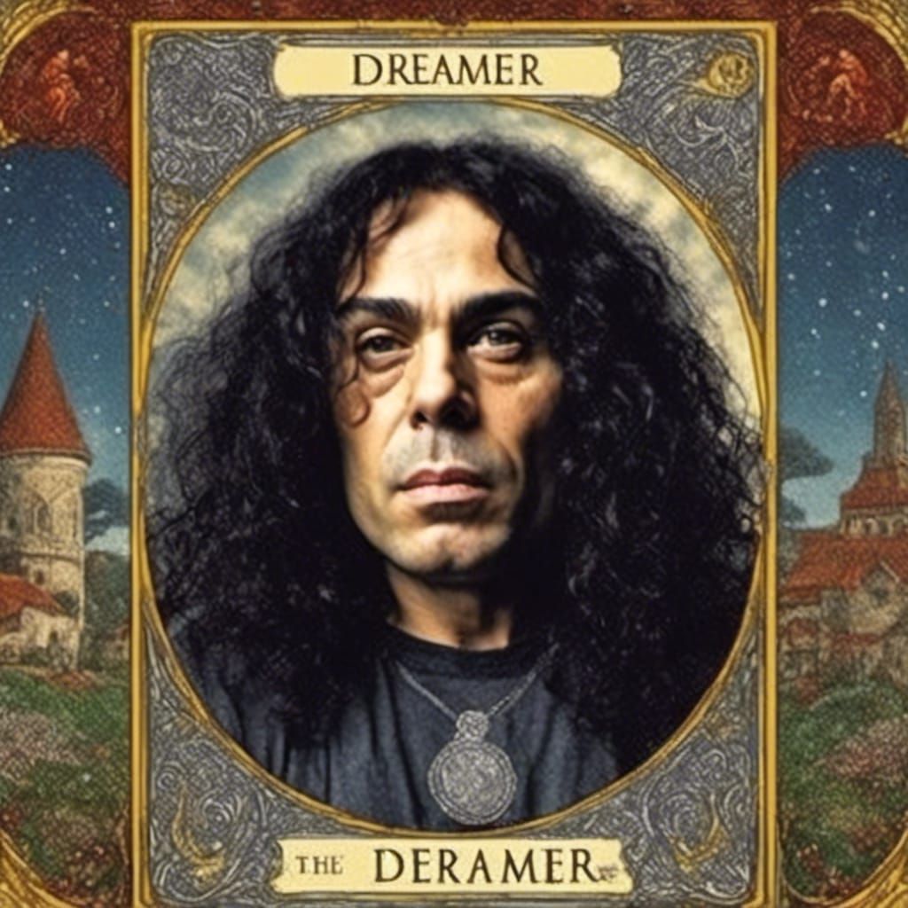 Ronnie James Dio Tarot Card "The Dreamer"