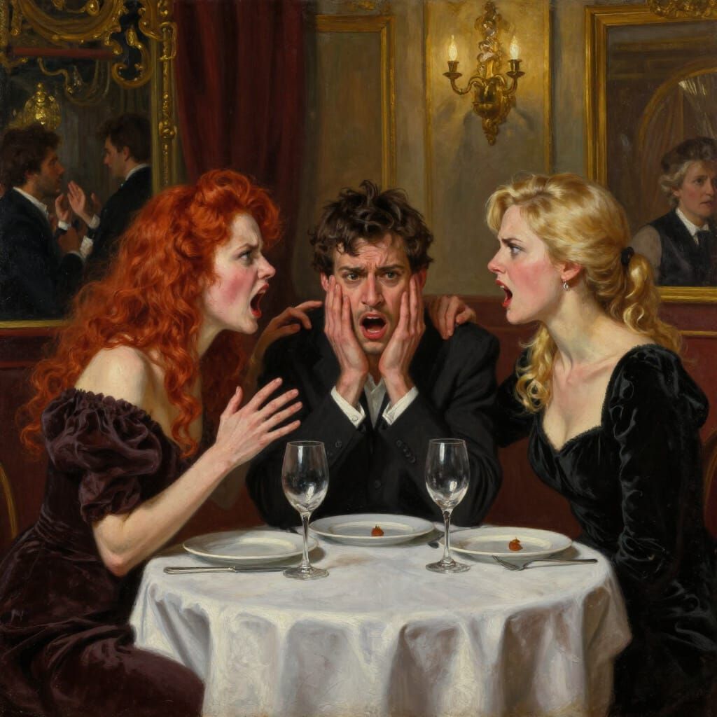 Man Caught in Double Date Disaster