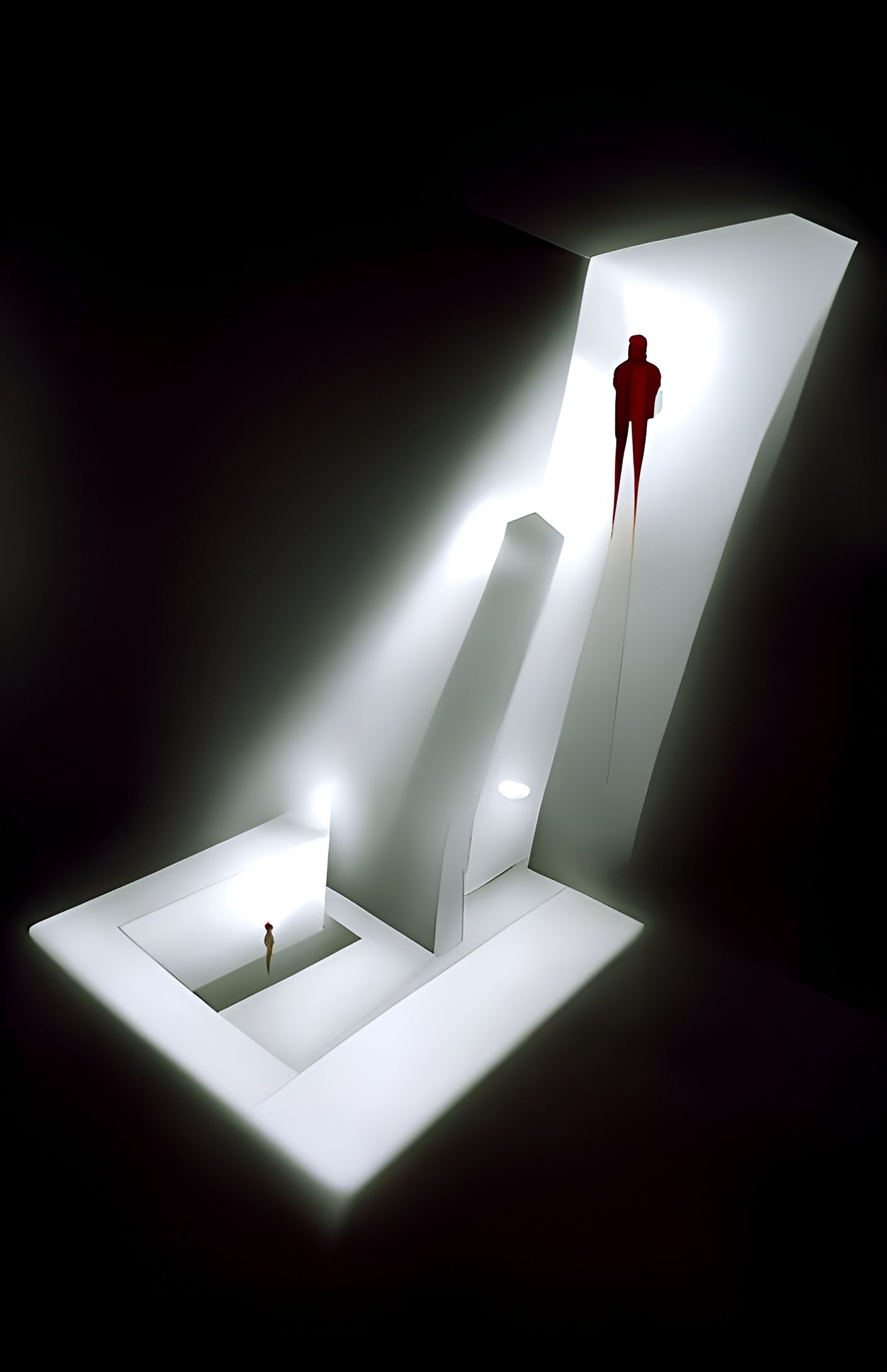 Horrific Eldritch Minimalism in Blood Red