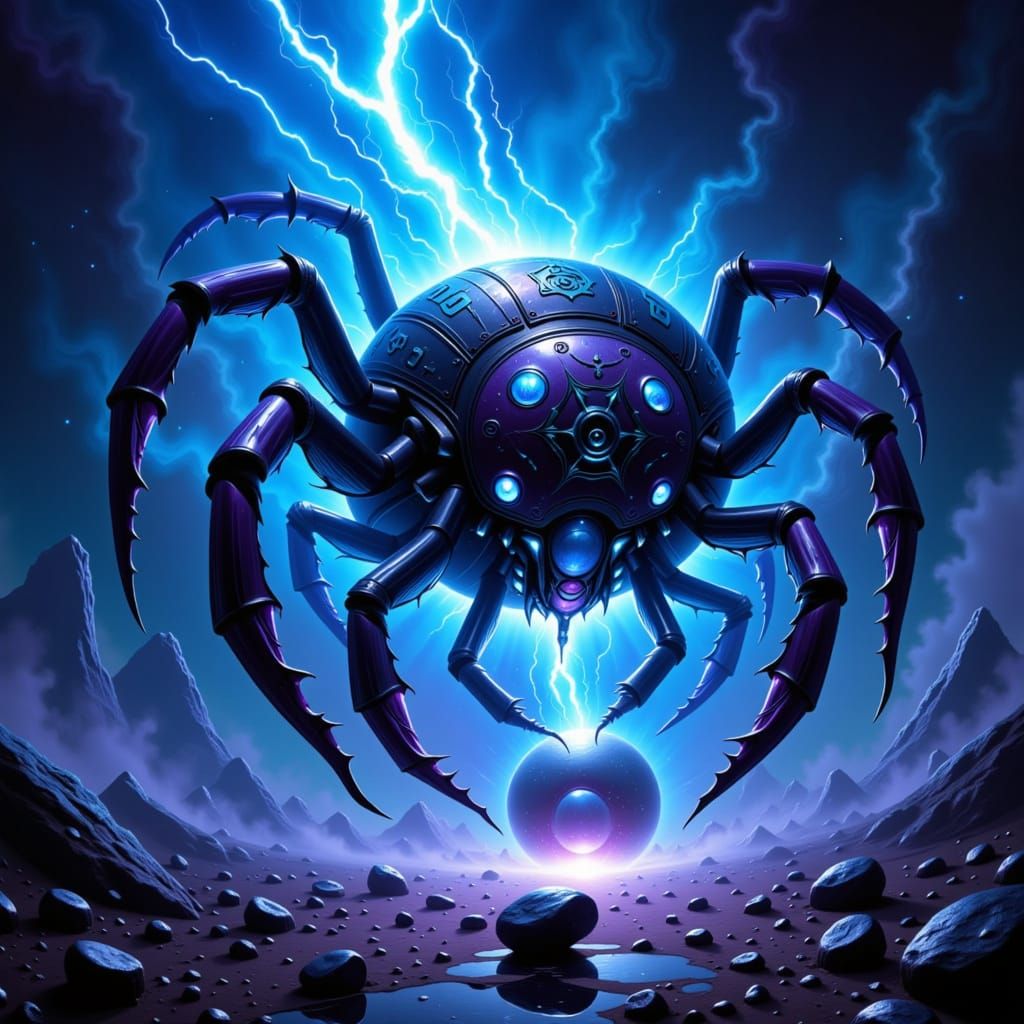 Epic Fantasy Roomba Unleashing Arcane Energy