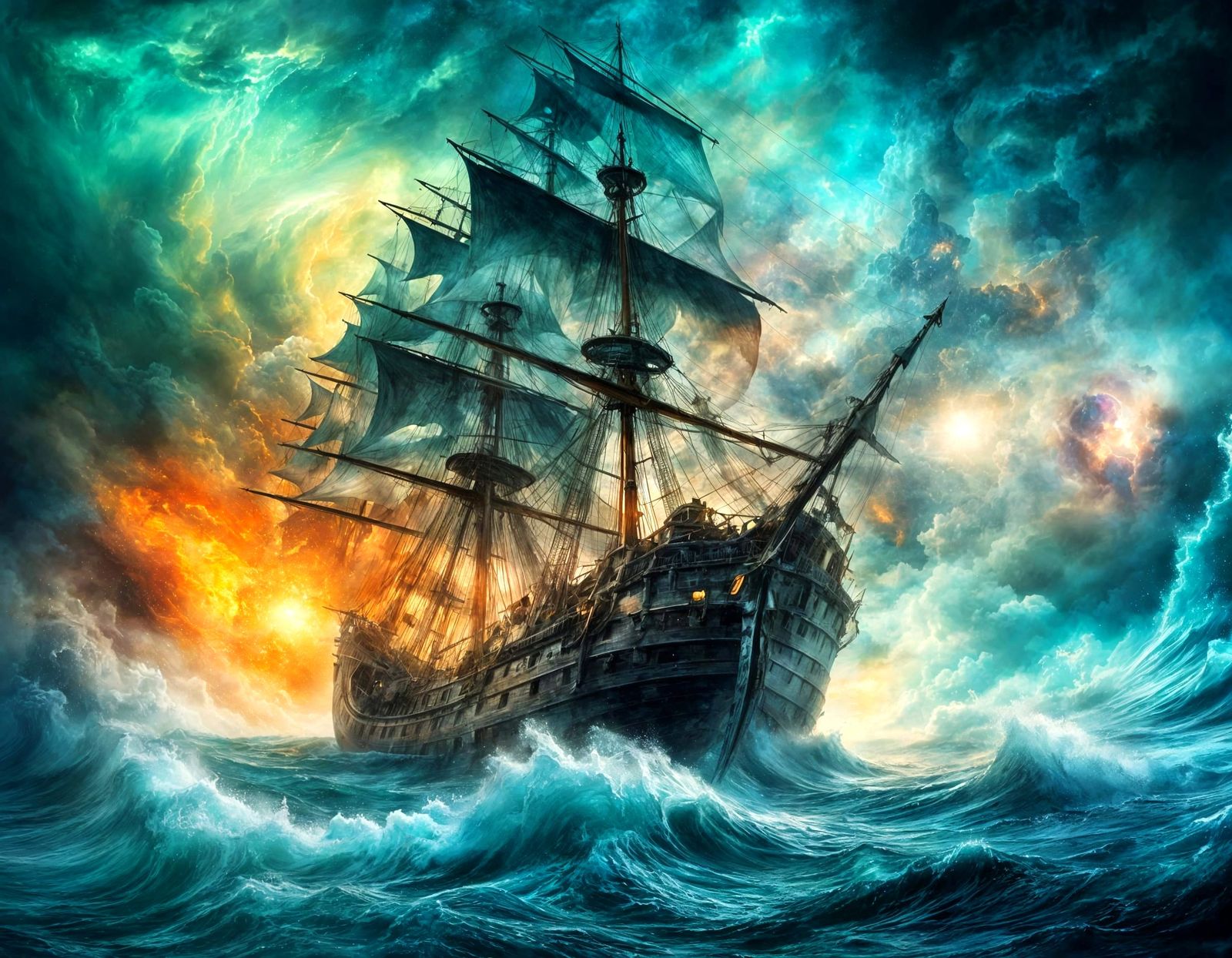 "Sailing The Storms Of Infinity"