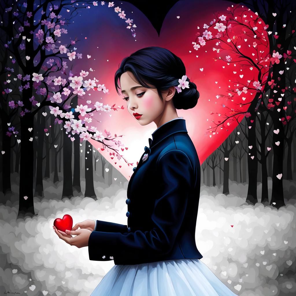 Yearning Heart: An AI Interpretation of Love's Absence