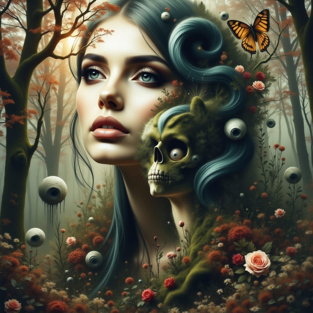 Surreal Creature Combines Animal and Human Forms in Whimsica...