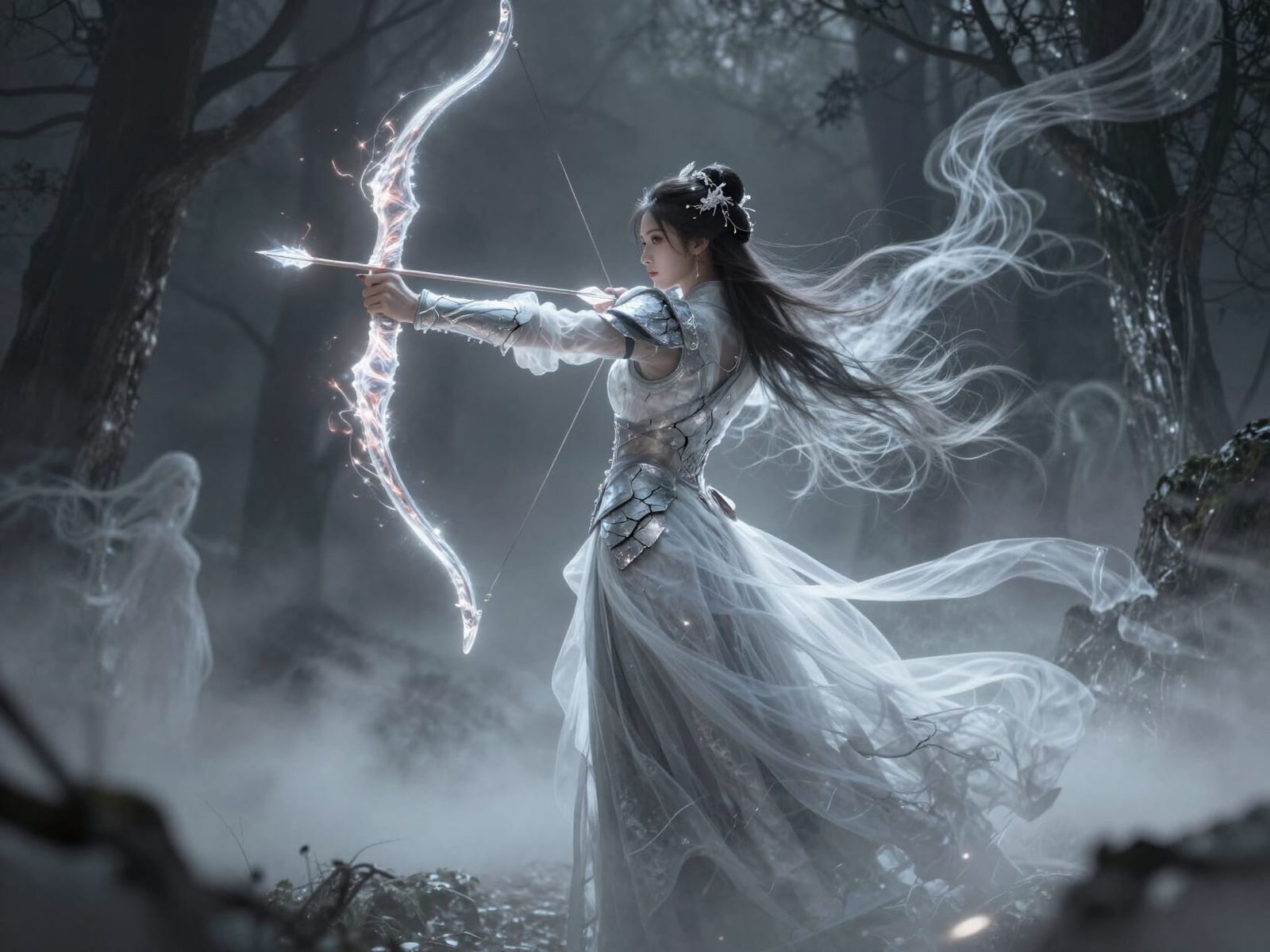 Phantom Archer in Ethereal Fog