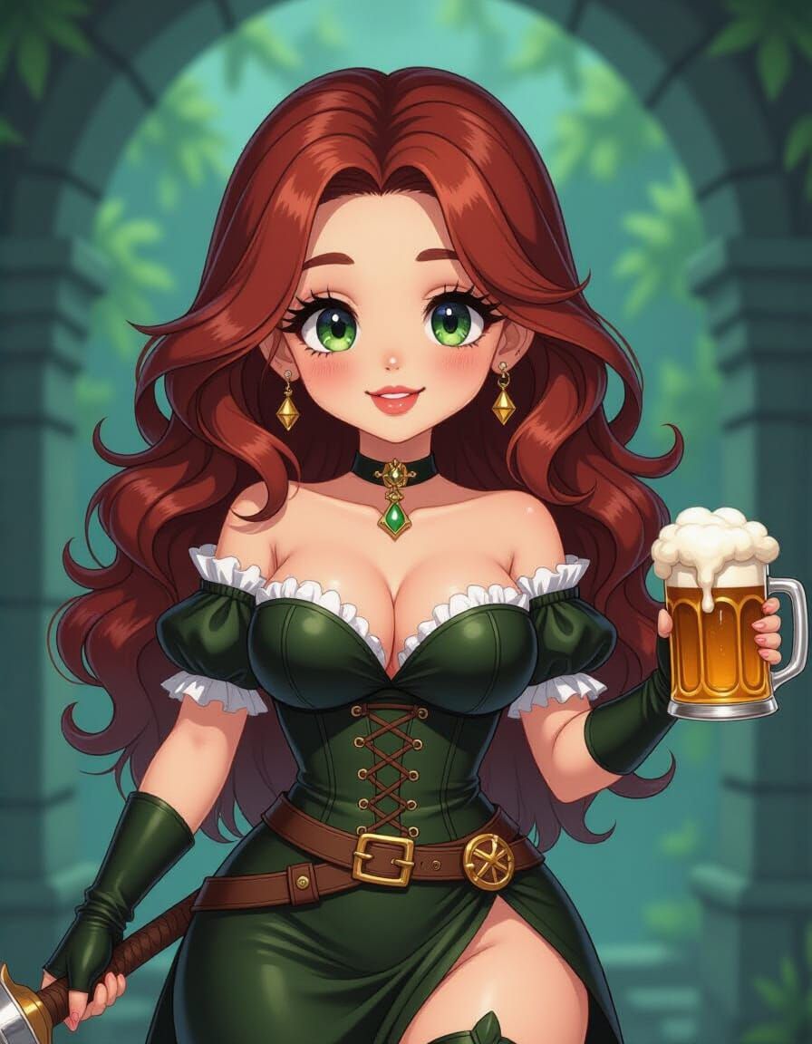 Intoxicated Uruk-hai Warrior as Pixar Movie Still