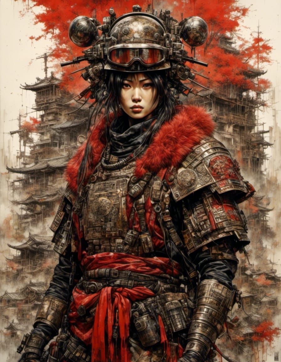 Post-Bushido Female Fighter