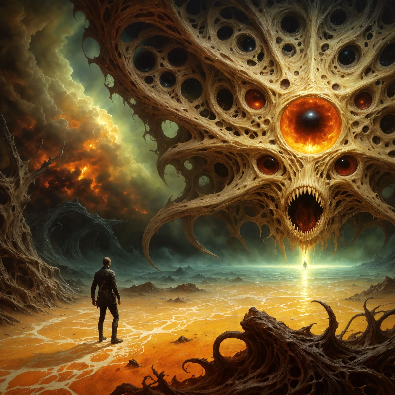 If you gaze long enough into the abyss, the abyss will gaze back into you.