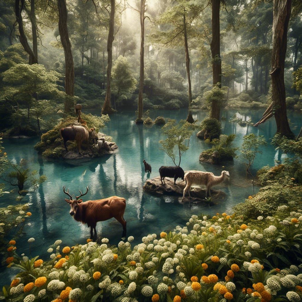 Cyberpunk Cityscape in Hyperrealism Style