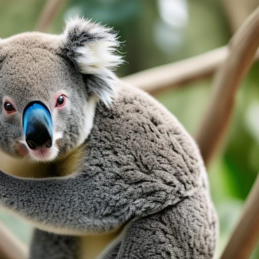 Koala Portrait in Natural Light: Professional Photography