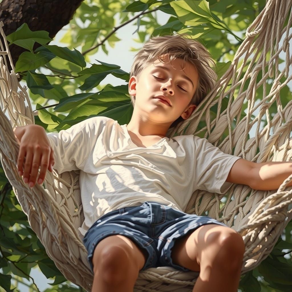 Sleeping Beauty in Soft Candlelight