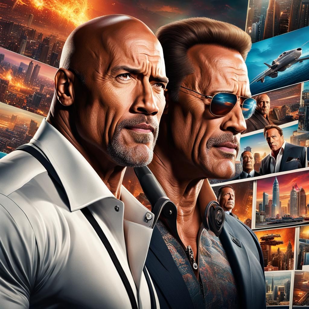 Dwayne & Arnold Work at Newspaper in Hyperrealistic Art