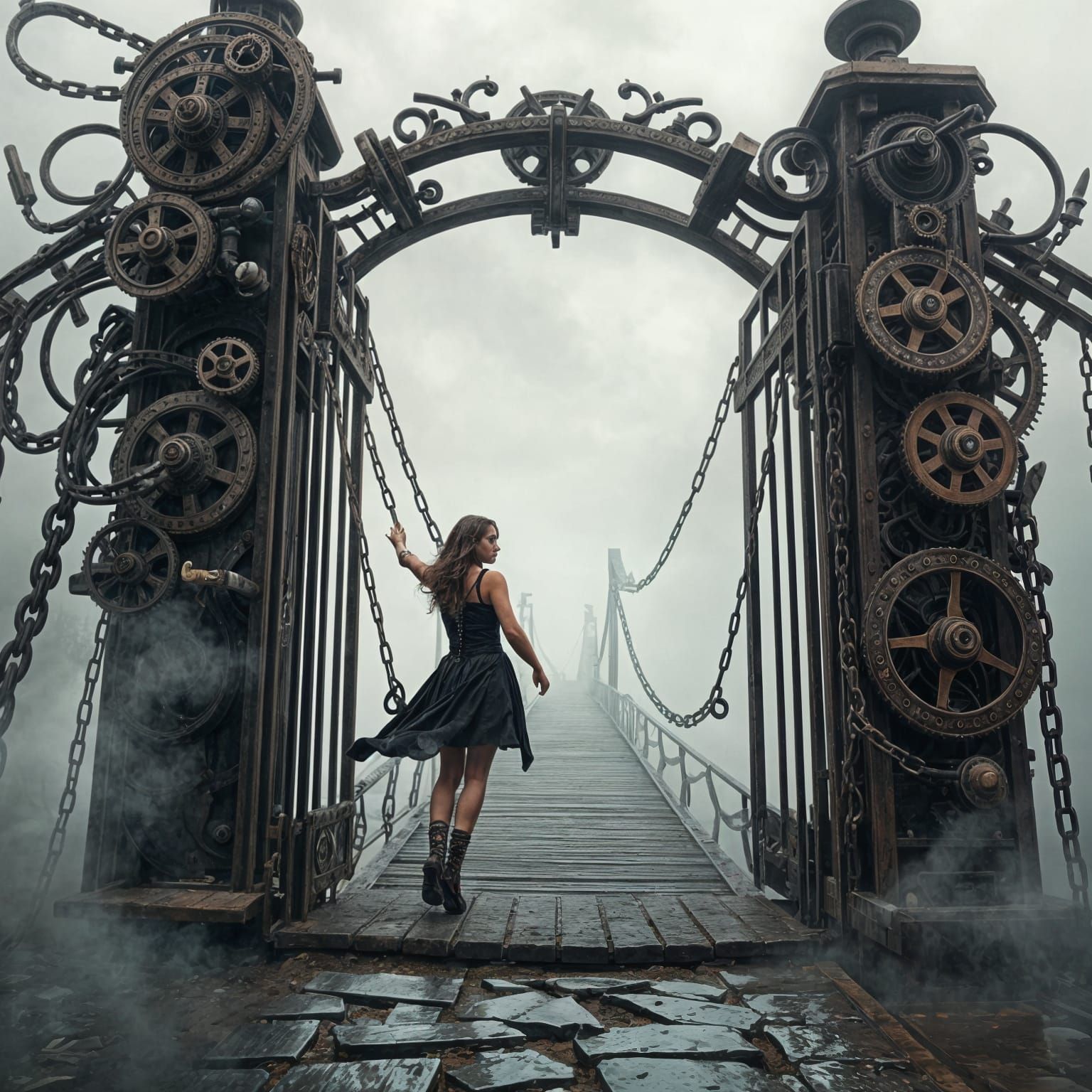 Steampunk Engine at Hel's Gate: Norse Mythology