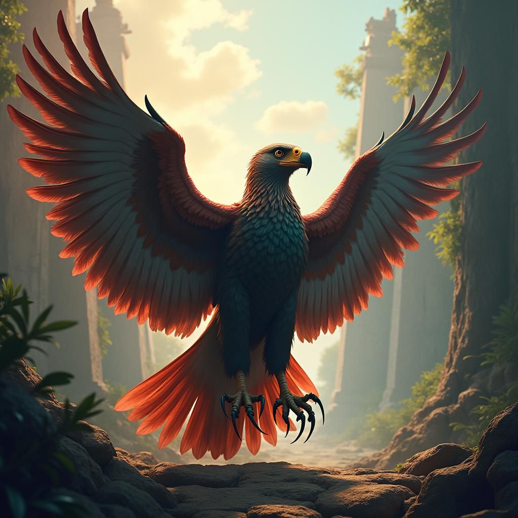 Majestic Eagle: Sci-Fi Concept Art