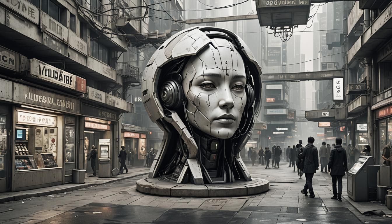 Dystopian Future: Kiosk with Facial Imprint