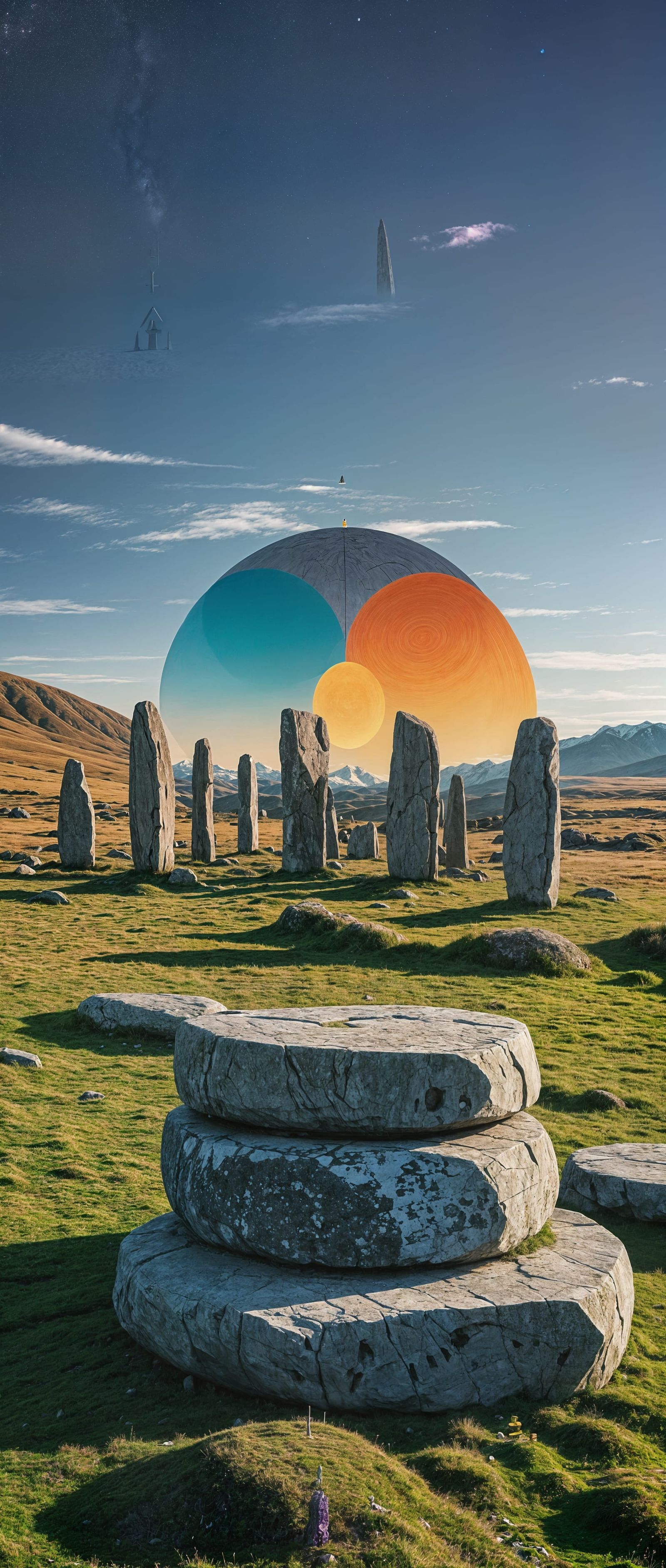 Vernal Equinox Standing Stones Time-Lapse Photography