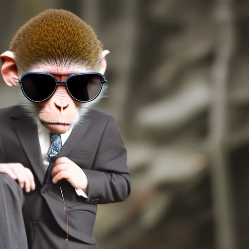 Monkeys in Suits: A Gangsta Portrait