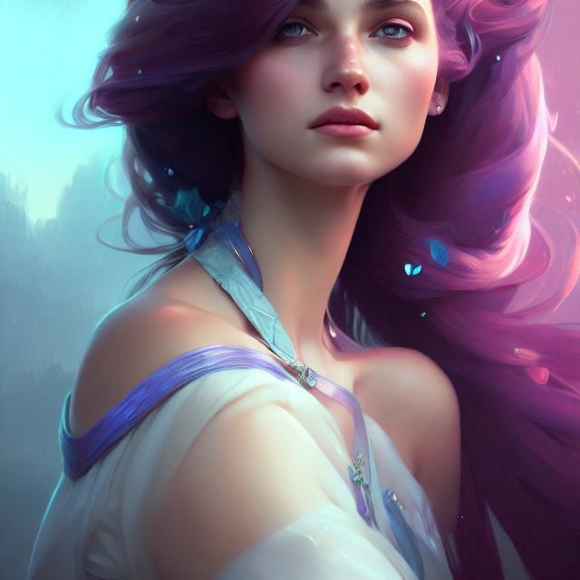 Detailed Portrait of a Beautiful Princess