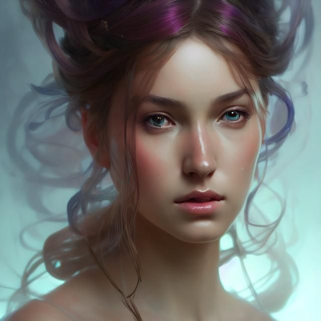 Beautiful Princess Portrait in Hyperdetailed Style