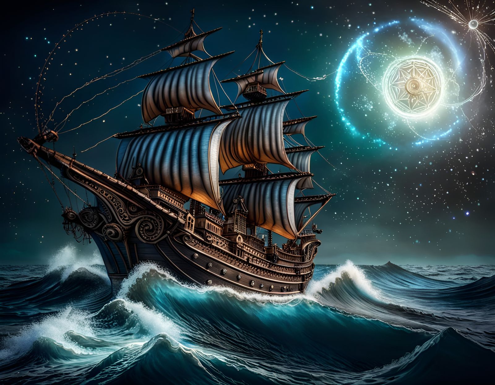 Astral Galleon Sailing Multidimensional Star Ocean