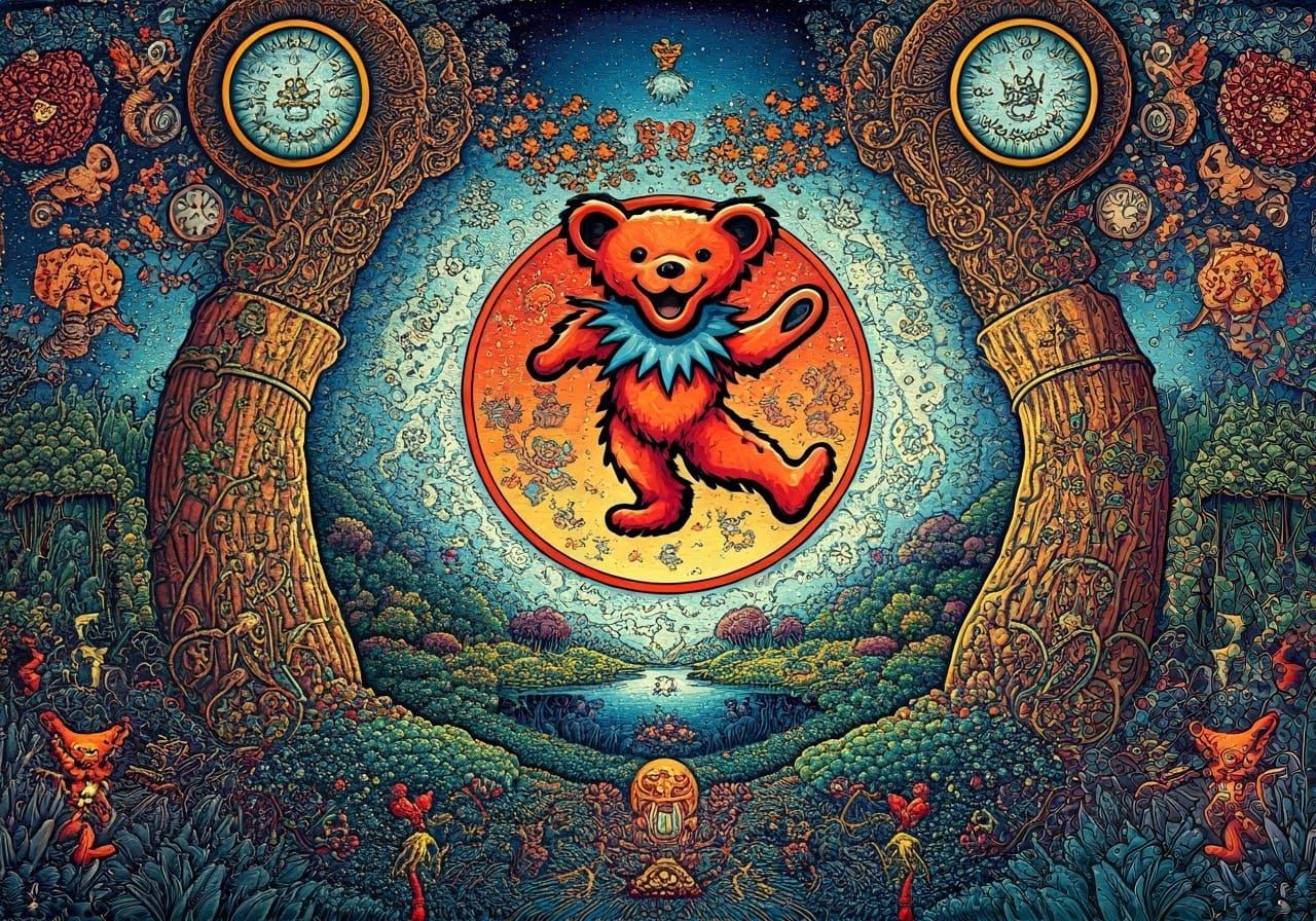 Grateful Dead Dancing Bear
