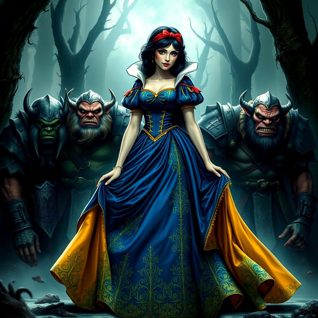 Fairest Dark Fantasy Princess Meets Savage Mountain Tribes