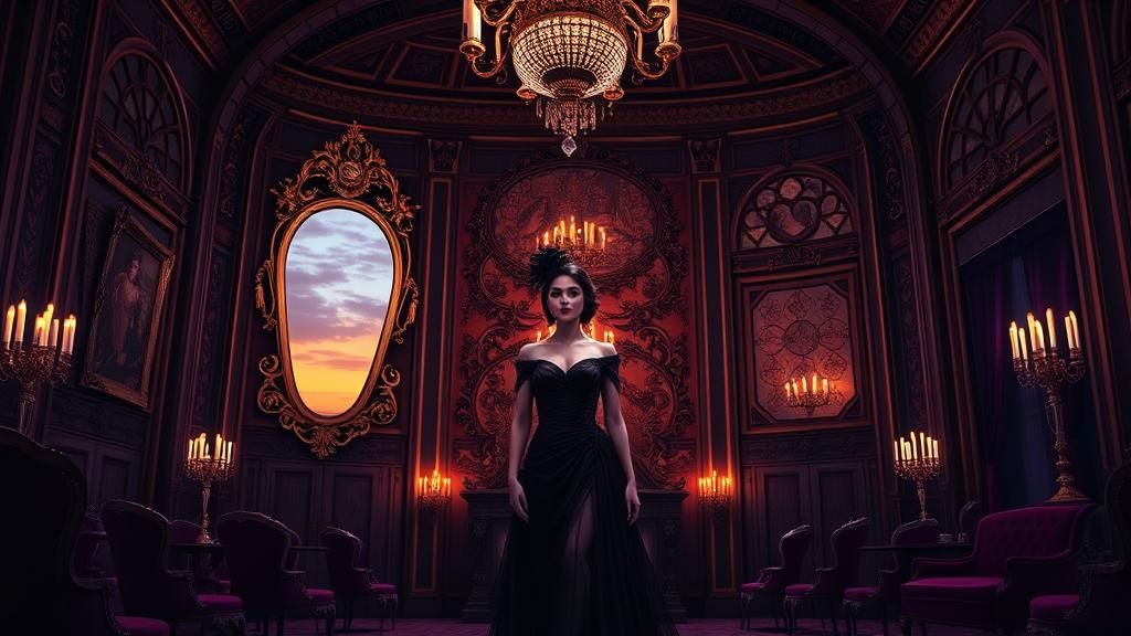 Ornate Ballroom Masquerade Gala at Twilight