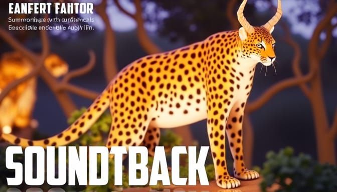 Majestic Hybrid Leopard in Mystical Forest