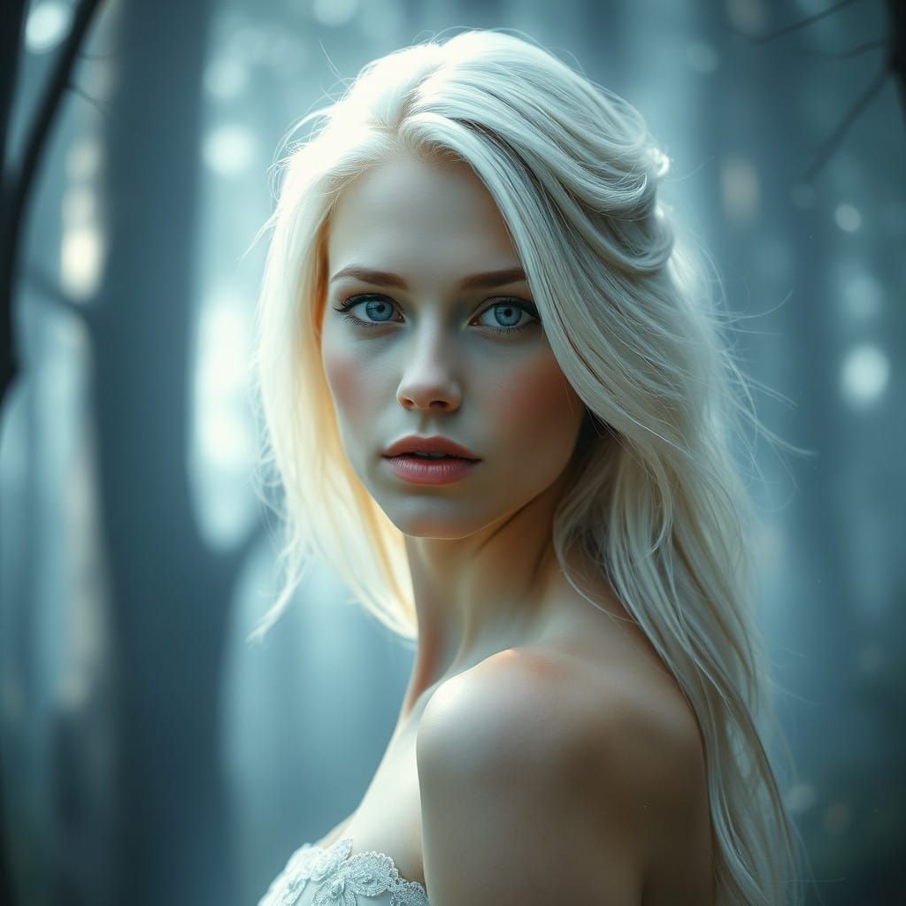 Ethereal Goddess of the Mystical Forest