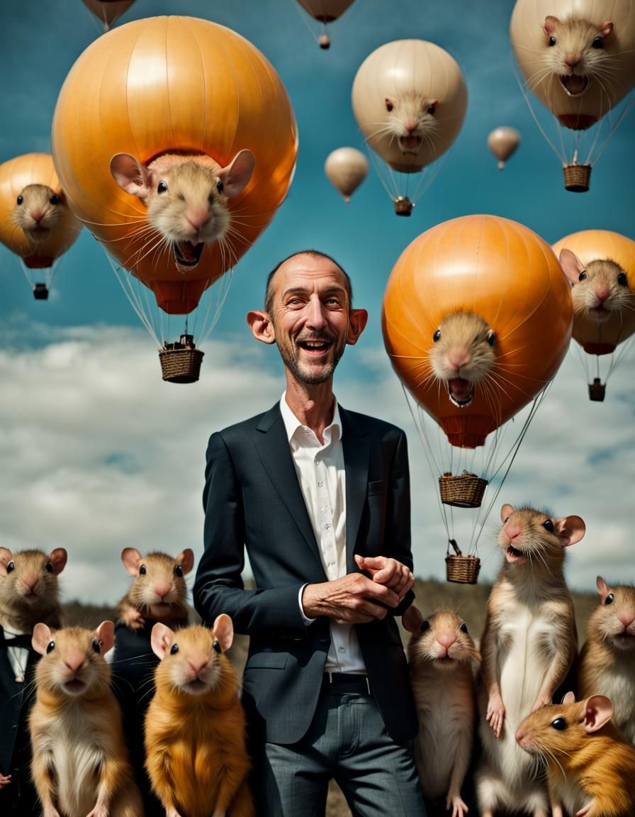 Balloon Man and all his Happy Gerbils