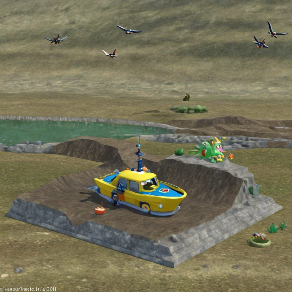 Mystical Pokémon in a Fantastical Realm