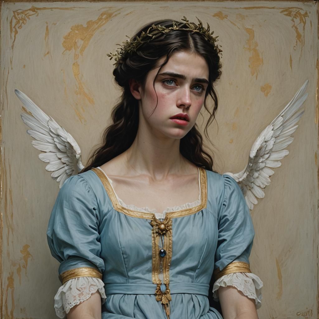 Fallen Angel: A Renaissance-Style Portrait