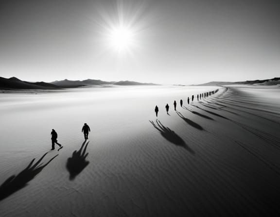 Desert Pilgrimage: A Multitude Walks in Shadow