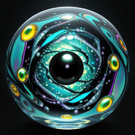 Surreal Glass Wonderland in Vibrant Iridescence