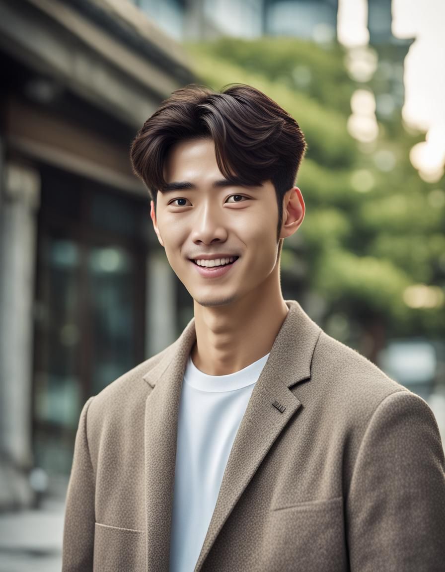 Handsome Model Portrait in 4K Resolution